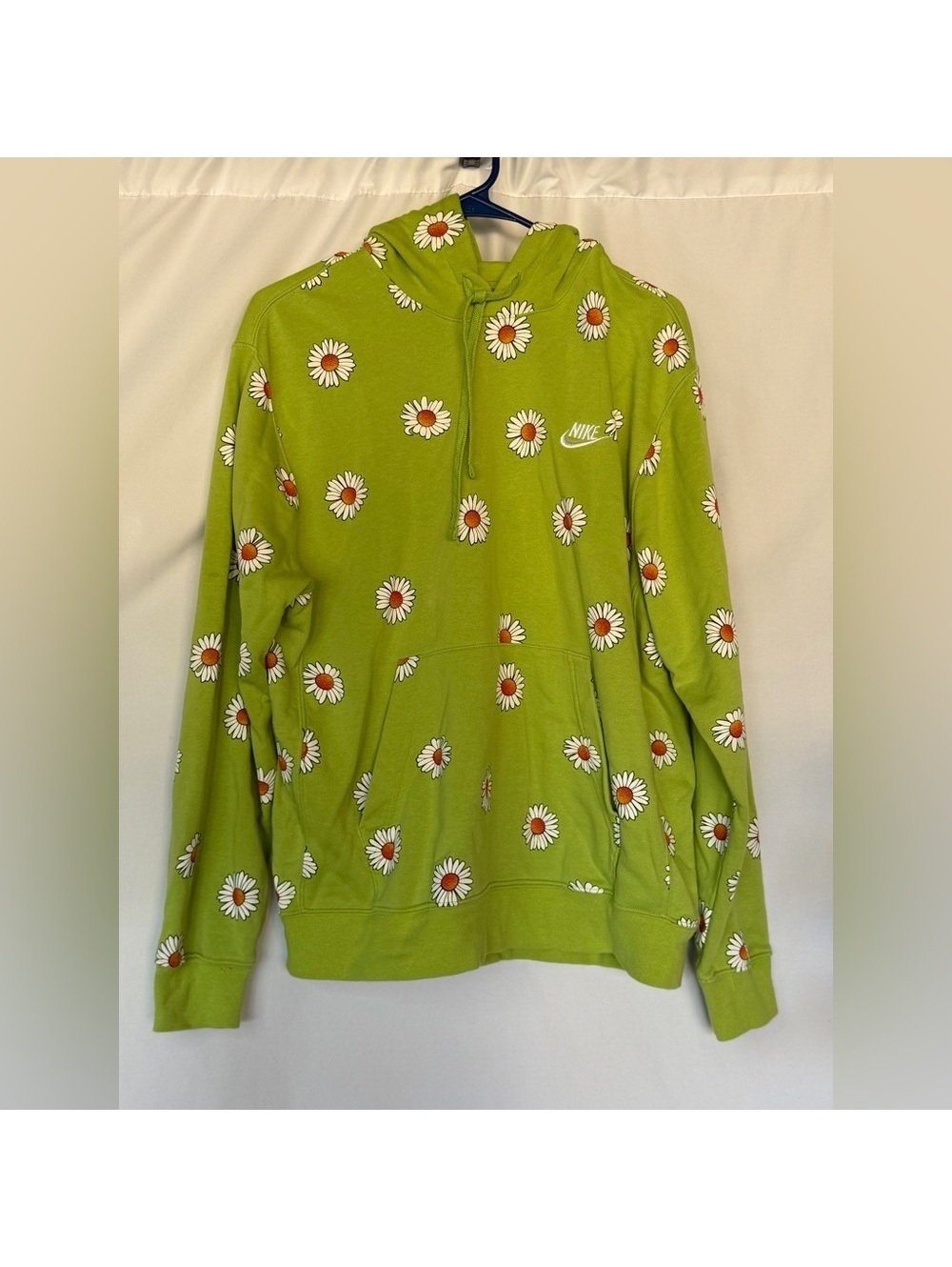 Women’s Nike Green Hoodie with Daisy flower Print